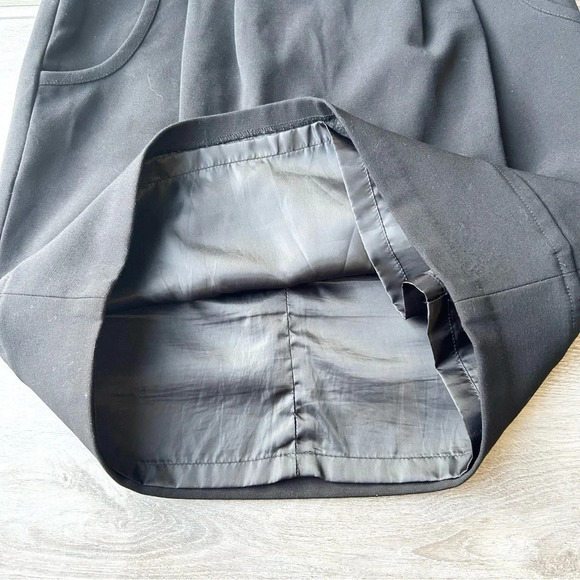 Sandra Angelozzi Black Belted Mini Tulip Skirt - Picture 7 of 10